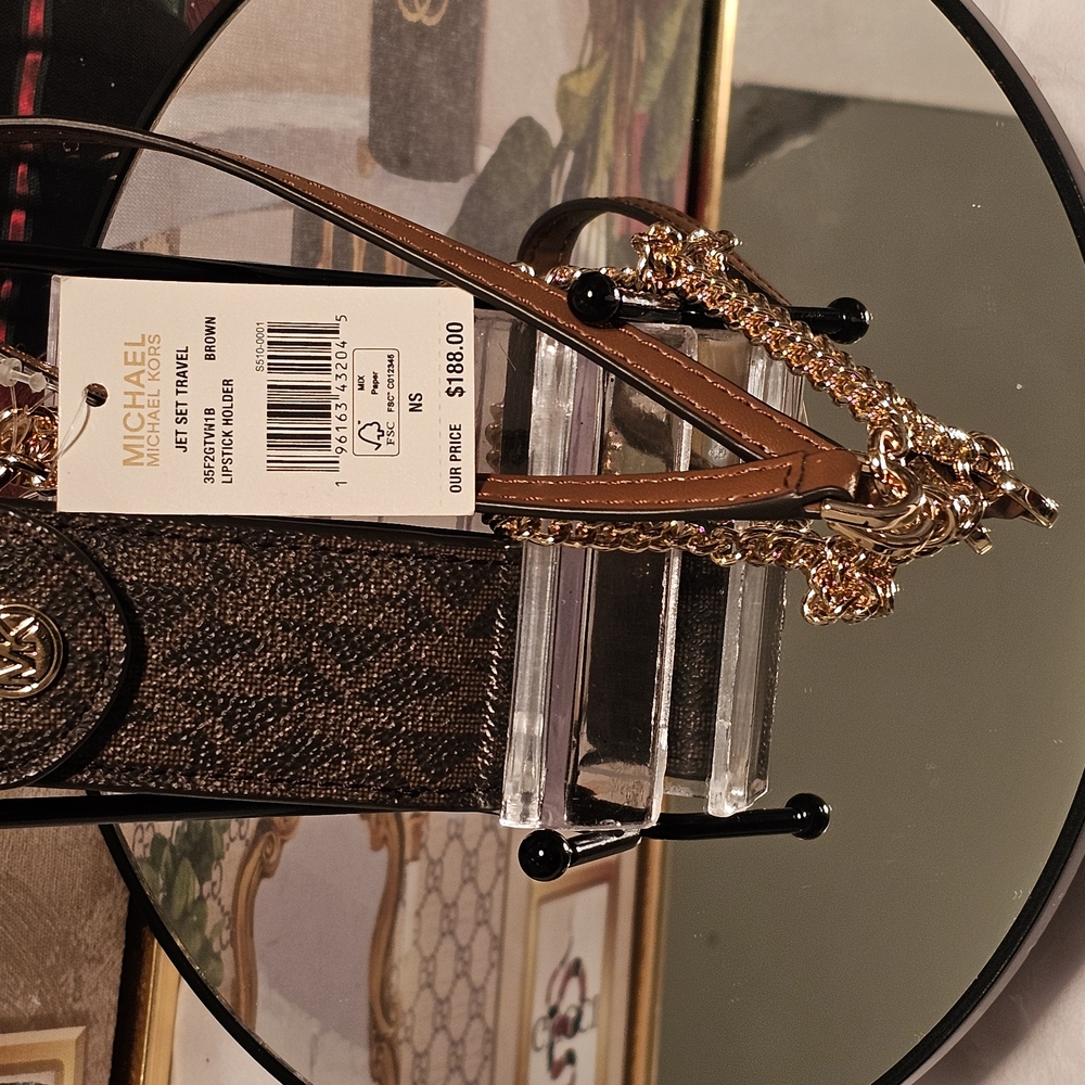 Michael Kors Brown Jet Set Travel Wallet - Picture 3 of 8